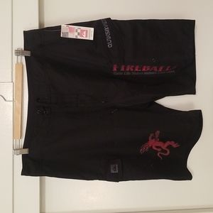 NWT Quicksilver Fireball Whisky Board Shorts